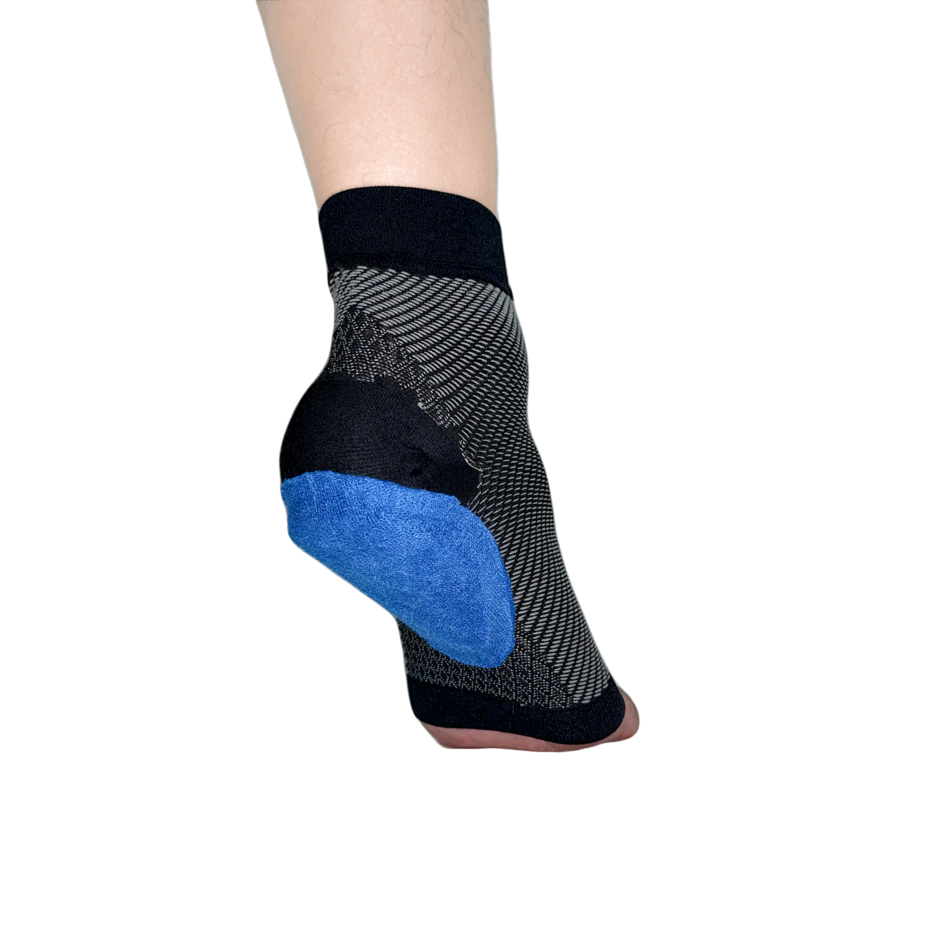 Gisuportahan sa gel heel pad ang Plantar Fasciitis Ankle Sleeve nga adunay mga pad sa tikod (1)