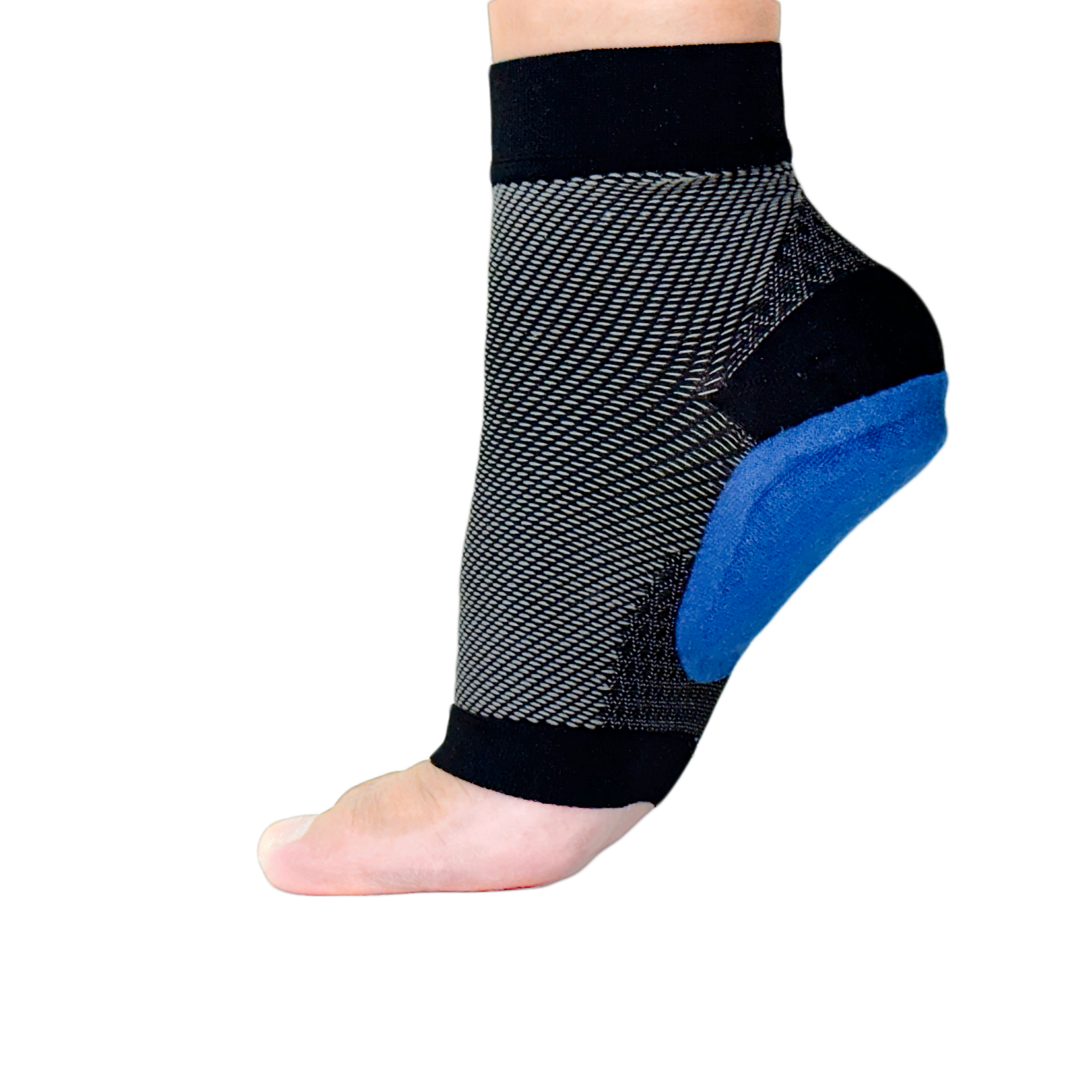 แผ่นเจลรองรับส้นเท้า Plantar Fasciitis Ankle Sleeve พร้อมแผ่นรองส้นเท้า (2)